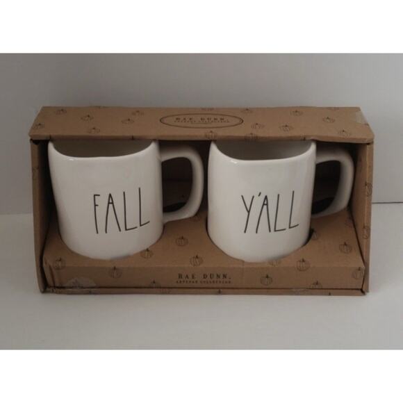 Rae Dunn Artisan Collection by Magenta FALL / YÁLL Tea Coffee Soup Mug - Picture 2 of 5